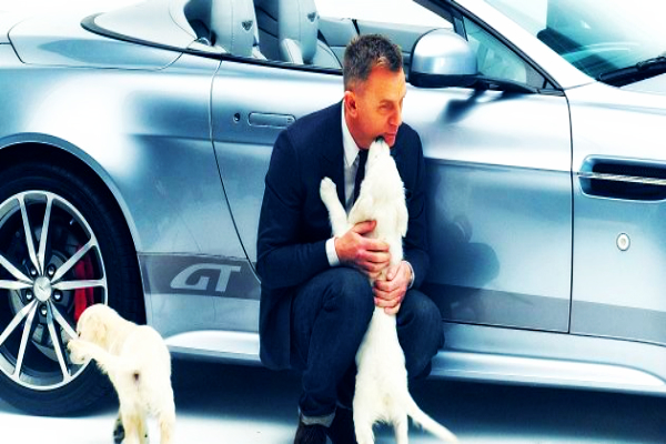James Bond star Daniel Craig showed off his soft side as he played with puppies in a new commercial for charity giving platform Omaze. Omaze raffles off once in a lifetime experiences to benefit charitable organizations. Craig has offered a fan and guest the chance to spend a day with him at a secret location. The fan will then be able to design a personally customized 2016 Aston Martin Vantage GT Roadster car to benefit the United Nations Mine Action Service, which works to reduce the impact of land mines and explosives left behind by war in 18 countries around the world. Fans can enter by making a donation at Omaze.com/Daniel Pictured: Daniel Craig Ref: SPL1456033 060317 Picture by: Omaze / Splash News Splash News and Pictures Los Angeles:310-821-2666 New York:212-619-2666 London:870-934-2666 photodesk@splashnews.com Splash News and Picture Agency does not claim any Copyright or License in the attached material. Any downloading fees charged by Splash are for Splash's services only, and do not, nor are they intended to, convey to the user any Copyright or License in the material. By publishing this material , the user expressly agrees to indemnify and to hold Splash harmless from any claims, demands, or causes of action arising out of or connected in any way with user's publication of the material. 