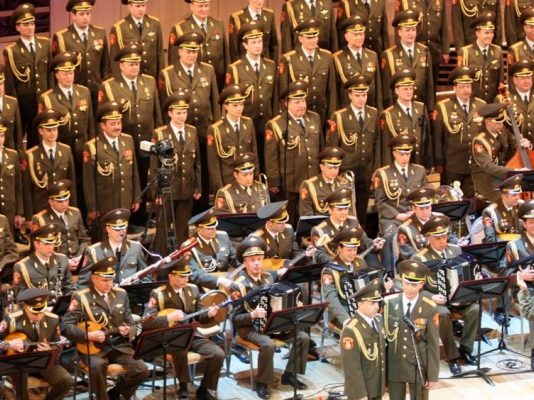 Η χορωδία του κόκκινου στρατού στην Ελλάδα