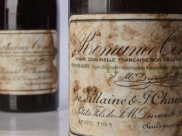 Καταρρίφθηκε το ρεκόρ για την υψηλότερη τιμή κρασιού